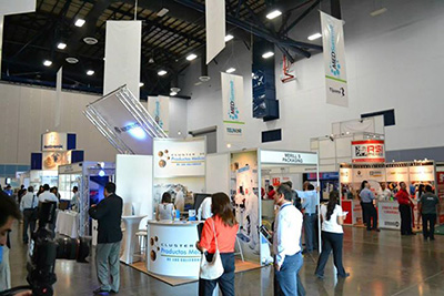 Agua promocional para exposiciones
